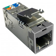 Модульне гніздо NETCONNECT® RJ45 (8p8c) Cat.6 STP AMP-TWIST SLX6S, grey