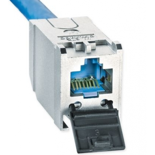 Модуль екранований S500, 1xRJ45, FutureCom, кат. 6A, Corning фотография изображение Модуль екранований S500, 1xRJ45, FutureCom, кат. 6A, Corning