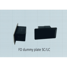 Оптоволоконная заглушка порта, EasyLan, LC-Duplex/SC-Simplex, передняя панель, чёрная