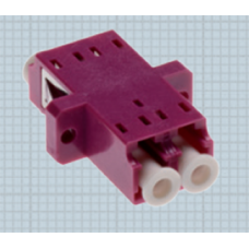 LC-Duplex адаптер EasyLan, дуплекс, multimode (многомод), фиолетовый