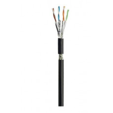 Кабель NETCONNECT® S/FTP Cat.7 23AWG solid, outdoor PE/LSZH, WR 500m, black