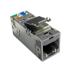 Модульне гніздо NETCONNECT® RJ45 (8p8c) Cat.6A STP AMP-TWIST SLX6AS, grey