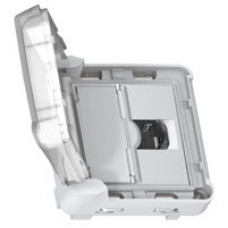 Plexo Механизм Розетки информационной RJ 45 кат.5Е - FTP, IP55, LCS2, цвет Серый/Белый