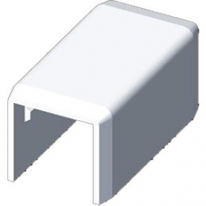Кабельный короб, кабель-канал 20х20 мм, заглушка для LHD 20х20, цвет белый