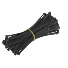 Стяжки для кабеля черные с защитой от ультрафиолета, 150x2.5, 100pcs