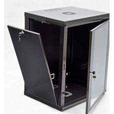 Шкаф 18U, 600x600x907мм (Ш*Г*В), економ, акриловое стекло, черный